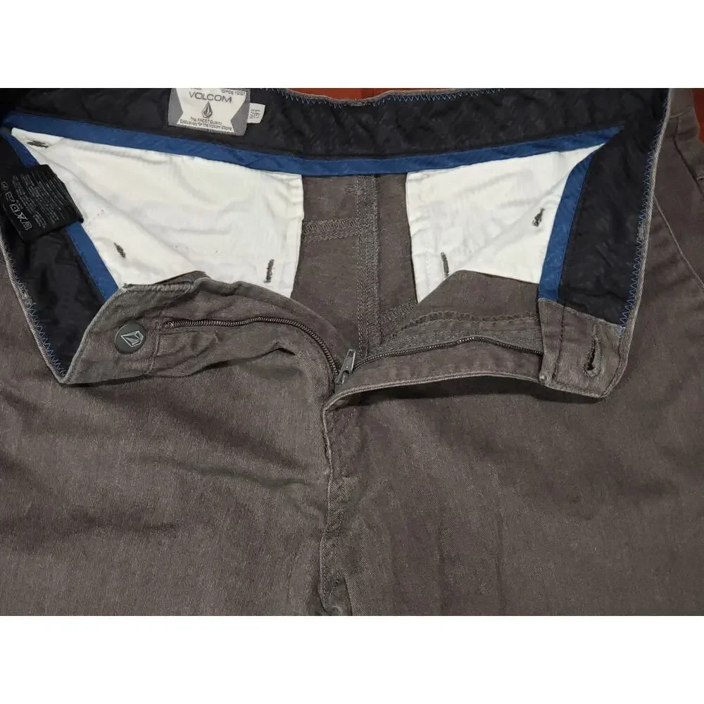 Volcom Charcoal Gray Men Shorts - Size 31